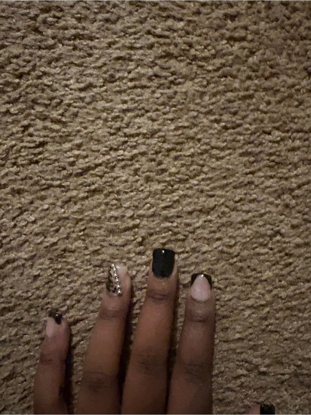 Black Press on nails